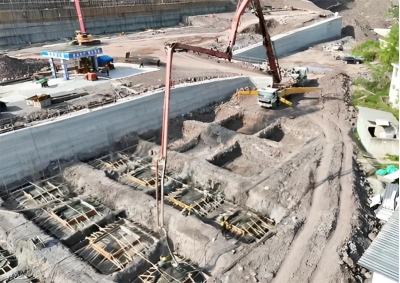 總投資4億元！食品產(chǎn)業(yè)園配套基礎(chǔ)設(shè)施項(xiàng)目施工現(xiàn)場(chǎng)